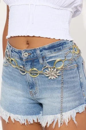 Aster Duo Chain Belt - Multi Color
