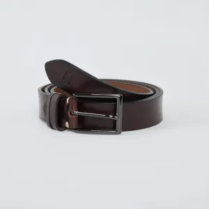 Genuine Leather Belt - Dark Brown