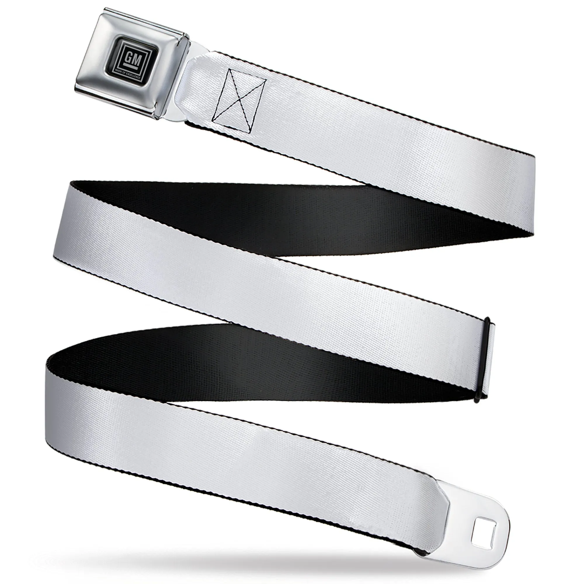 GM Seatbelt Belt - White Webbing