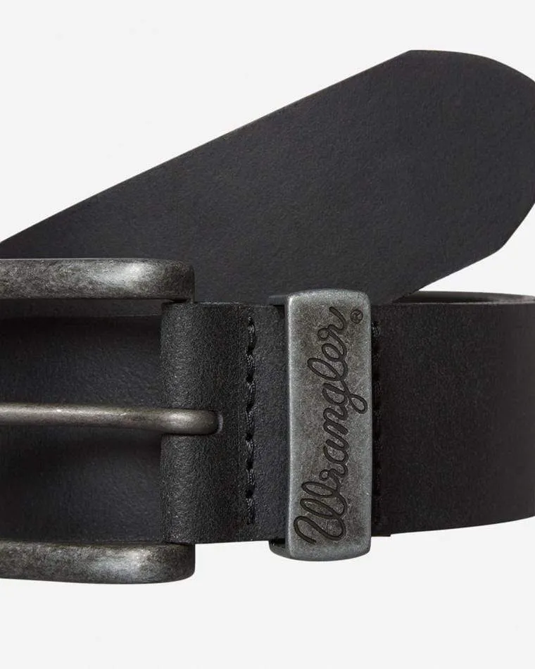 Wrangler Basic Metal Loop Belt - Black